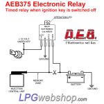 AEB 375 Electronic Relay with 40 sec. delay
