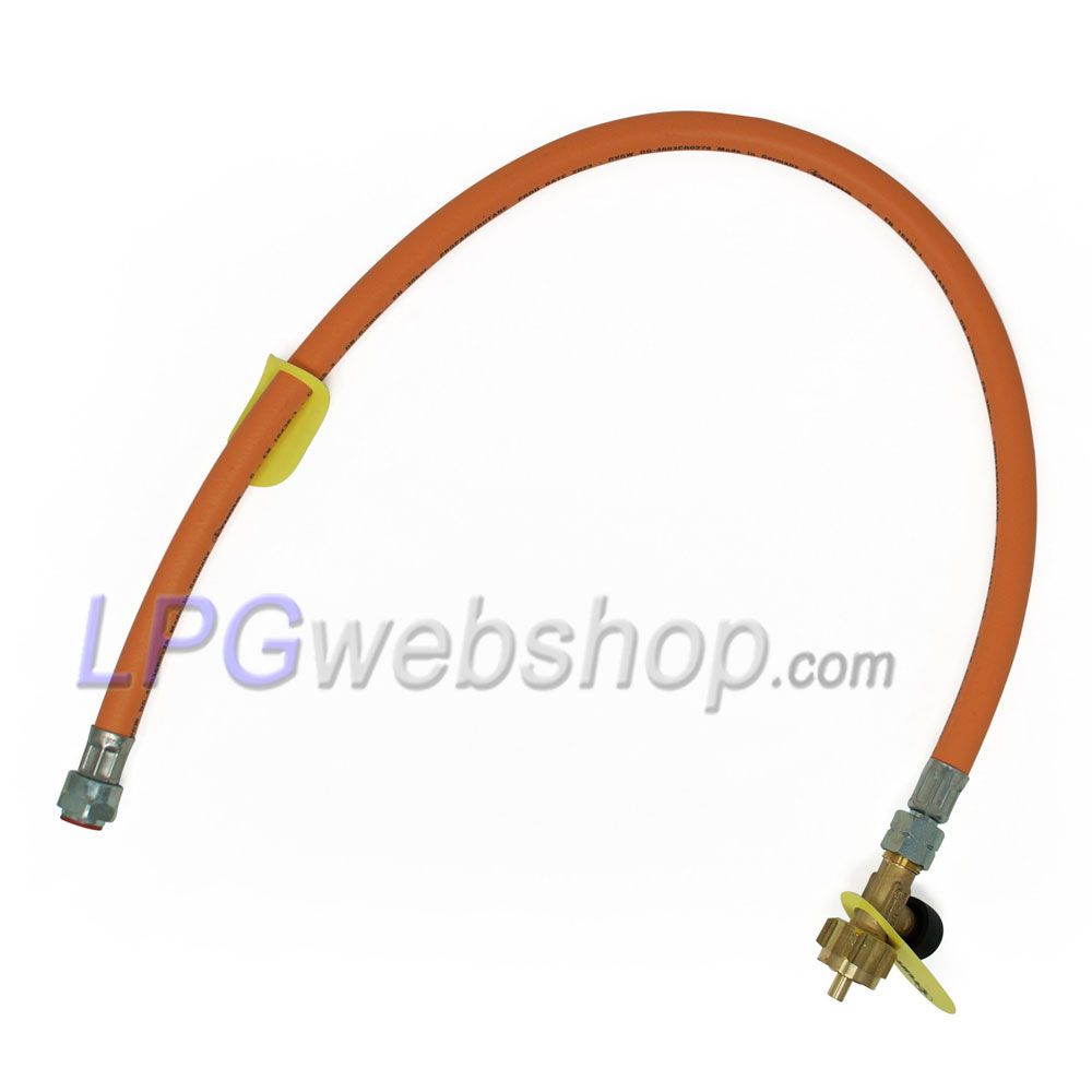 Manguera de gas de alta presión Truma + protección contra rotura de manguera G.36 - G.12 - 450 mm Manguera de gas de alta presión Truma + protección contra rotura de manguera G.36 - G.12 - 450 mm