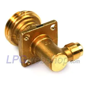 LPG Filling Point ACME 90° 1/2"UNF (19 mm) + Plastic Housing for LPG Filling Hose