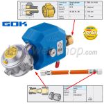 Redutor GOK Caramatic SafeDrive CS 30 mbar 1,5 kg/h - G.12 KLF x RVS10/8mm SV