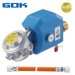 Riduttore GOK Caramatic SafeDrive CS 30 mbar 1,5 kg/h - G.12 KLF x RVS10/8mm SV
