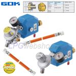 Drukregelaar GOK Caramatic SafeDrive Plus 30mbar 1.5kg/h - G.12 KLF x RVS10/8mm SV