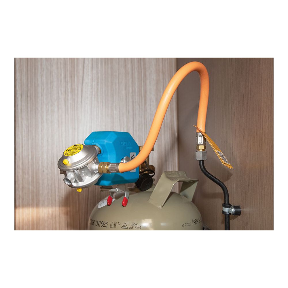 Détendeur GOK Caramatic SafeDrive CS 30 mbar 1,5 kg/h - G.2 Shell-F x RVS10/8mm SV Détendeur GOK Caramatic SafeDrive CS 30 mbar 1,5 kg/h - G.2 Shell-F x RVS10/8mm SV