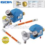GOK Druckregler Caramatic SafeDrive Plus 30mbar 1,5kg/h - G.8 EU-Shell x RVS10/8mm SV