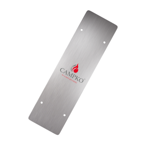 Tegenplaat voor CAMPKO gasfleshouderset