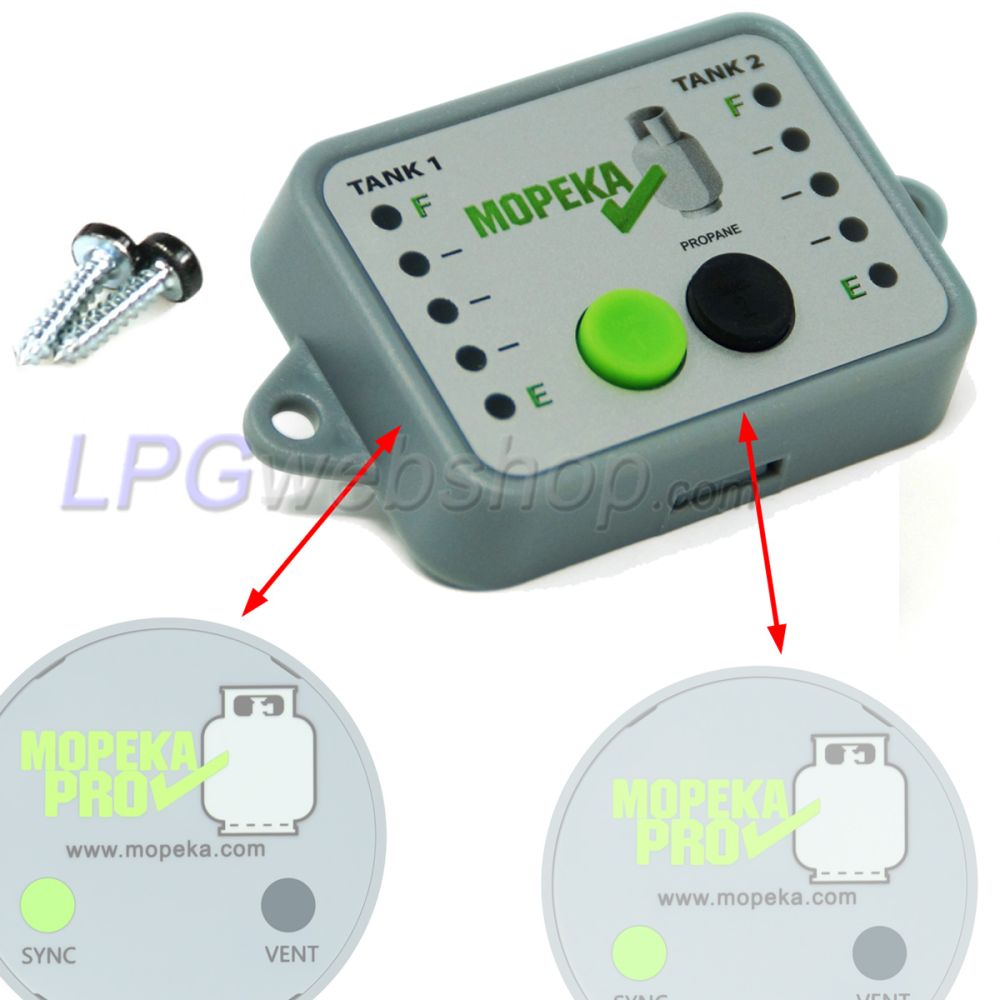 MOPEKA Level Monitor for max. 2 Bluetooth gas cylinders level sensors MOPEKA Level Monitor for max. 2 Bluetooth gas cylinders level sensors
