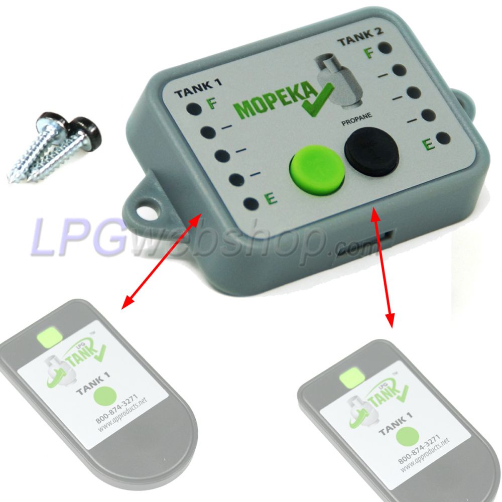 Moniteur de niveau MOPEKA pour max. 2 capteurs de niveau de bouteilles de gaz Bluetooth Moniteur de niveau MOPEKA pour max. 2 capteurs de niveau de bouteilles de gaz Bluetooth