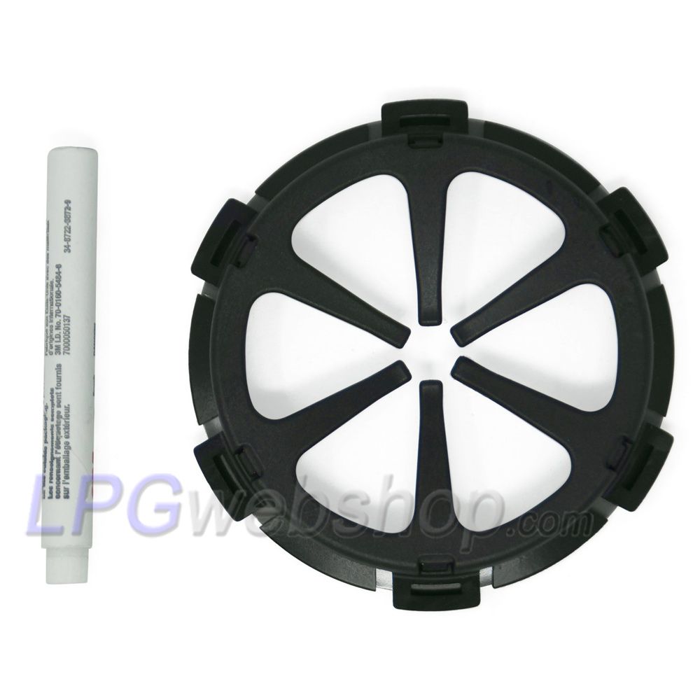 MOPEKA zelfklevend gebogen frame voor PRO-sensoren onder aluminium gasflessen MOPEKA zelfklevend gebogen frame voor PRO-sensoren onder aluminium gasflessen