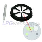 MOPEKA adhesive curved frame for PRO Sensors under Aluminium Gas Bottles