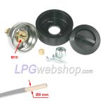 Tomasetto LPG filling nozzle DISH for 8mm pipe + plastic housing and lid