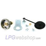 Remplissage GPL Tomasetto DISH pour tuyau de 8 mm + support métallique et couvercle