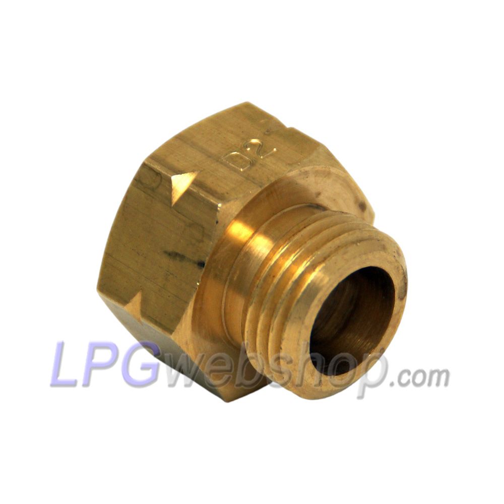 Adaptateur pour bouteille de gaz D2 : femelle W21,8 x 1/14 LH x mâle W20 x 1/14 LH G.1 (IT, GR, AT, SI) Adaptateur pour bouteille de gaz D2 : femelle W21,8 x 1/14 LH x mâle W20 x 1/14 LH G.1 (IT, GR, AT, SI)