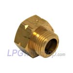 Adattatore Bombola Gas D2 - Femmina W21.8x1/14LH x Maschio W20x1/14LH G.1 (IT,GR,AT,SI)