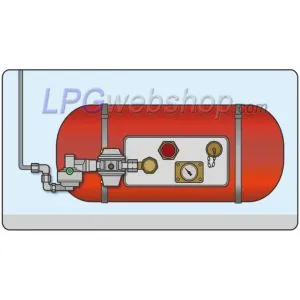 GOK Reducer Caramatic DriveOne CS 30 mbar 1.5 kg/h - 105° Shell W21,8 x 1/14LH