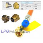 Pressure regulator Set GOK DriveOne with Crash sensor for 1x gas bottle with Shell connection type W21.8 G.12