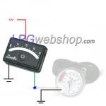 LPG LED-indicator 9 LEDs Livello Inhoudsindicator met schakelaar