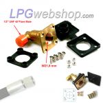 LPG-Vulset met Vulslang RxH 1/2" UNF + Platte Vuller Haaks + Vuladapterset
