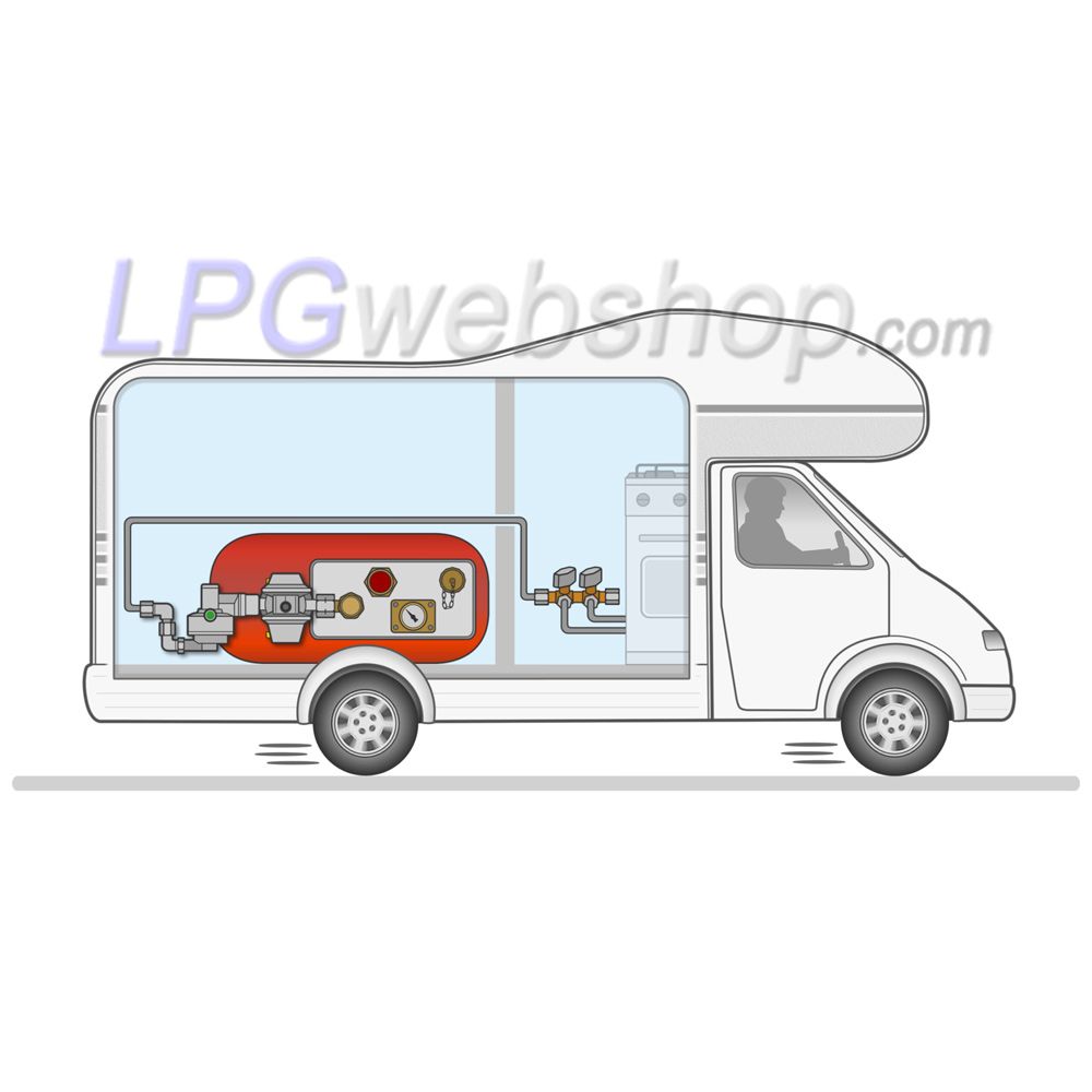 Solicite um sistema de gas GLP (kit de instalação) para autocaravana, caravana ou caminhões de alimentos Solicite um sistema de gas GLP (kit de instalação) para autocaravana, caravana ou caminhões de alimentos