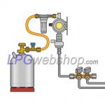 Regulador de pressão GOK Caramatic DriveOne 30mbar 1,5kg/h - Vertical M20