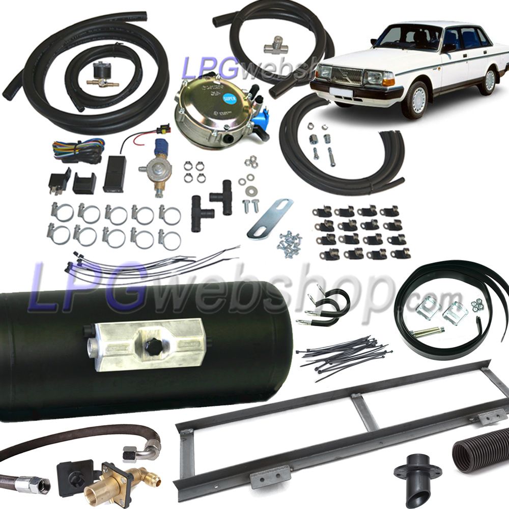 Kit de conversion d'installation GPL pour Volvo 240 Berline 2.0 / 2.3 Carburateur Stromberg Kit de conversion d'installation GPL pour Volvo 240 Berline 2.0 / 2.3 Carburateur Stromberg