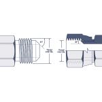 Acoplamiento rápido con válvula antirretorno integrada 1/2" UNF interior x exterior para desconectar la manguera de llenado de l