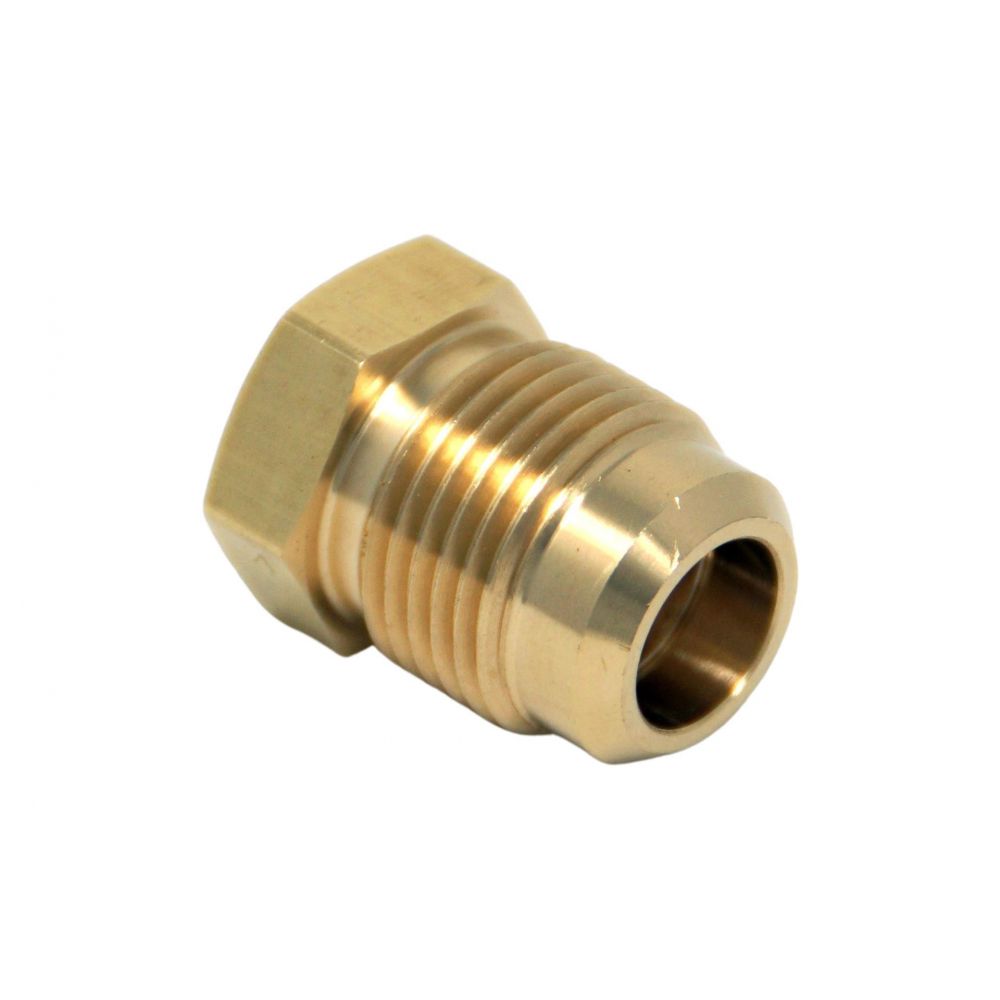 Koppelstuk 1/2"UNF Male x G1/4" Female voor aansluiten van vulslang op ingang van Multivalve Koppelstuk 1/2"UNF Male x G1/4" Female voor aansluiten van vulslang op ingang van Multivalve