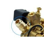 Raccord 1/2"UNF mâle x G1/4" femelle pour raccorder le tuyau de remplissage à l'entrée de la multivanne