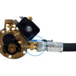 Kupplung 1/2"UNF Außengewinde x G1/4" Innengewinde zum Anschluss des Füllschlauchs an den Einlass des Multiventils