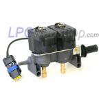 Riel de inyectores GLP Tartarini EVO 08G de 2 cilindros - Incluye sensor de temperatura