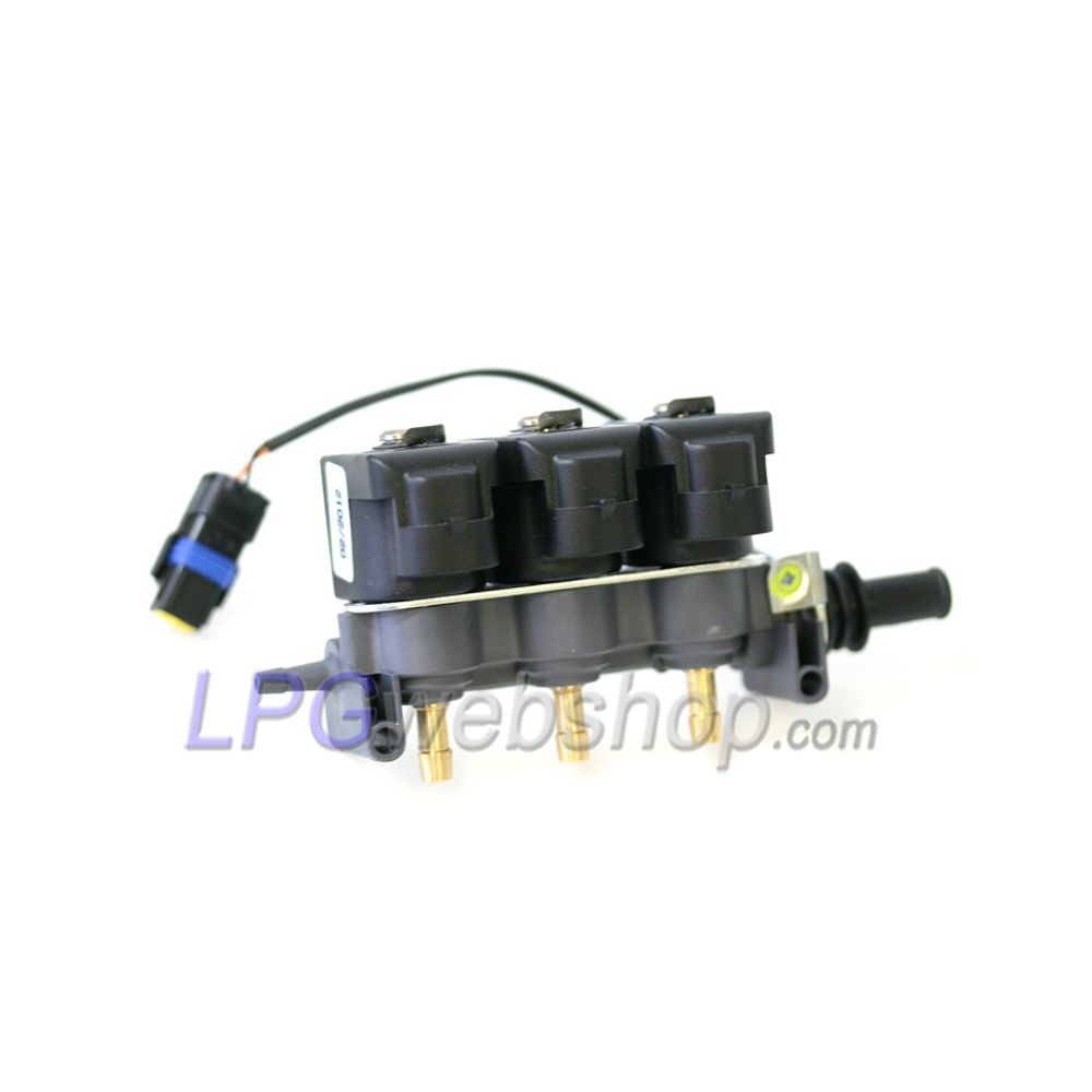 Tartarini LPG Injectorrail 3 Cil Type EVO 08G - Incl.Temperatuursensor Tartarini LPG Injectorrail 3 Cil Type EVO 08G - Incl.Temperatuursensor