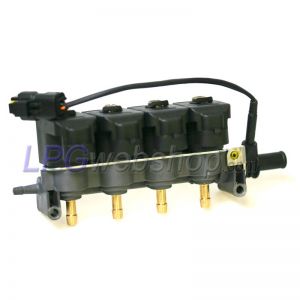 Tartarini LPG Injector Rail 4 Cyl Type EVO 08G - Incl. Temperature Sensor