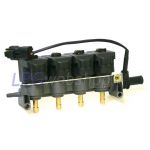 Trilho injetor de GLP Tartarini 4 cilindros tipo EVO08G - Incl. Sensor de temperatura