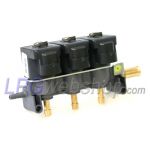 Tartarini LPG Injector Rail 3 Cil Tipo EVO 08G - Sem Sensor de Temperatura