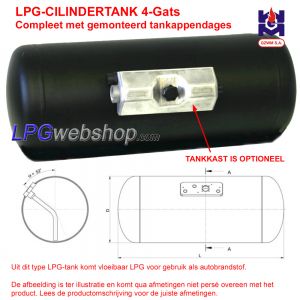 LPG-installatie inbouwpakket voor Mercedes Benz 280 S (W126) met 4A1 Carburateur