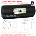 Kit de conversión de instalación de GLP para Mercedes Benz 280 S (W126) con carburador 4A1