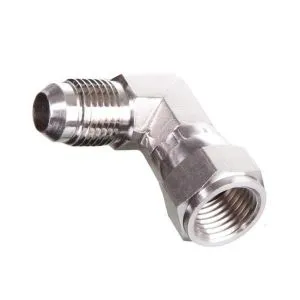 Coupling piece Angled 2x 1/2"UNF Male x Female for LPG filling hose - (8KTX-S)