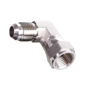 Raccord coudé 2x 1/2"UNF mâle x femelle pour tuyau de remplissage GPL - (8KTX-S)