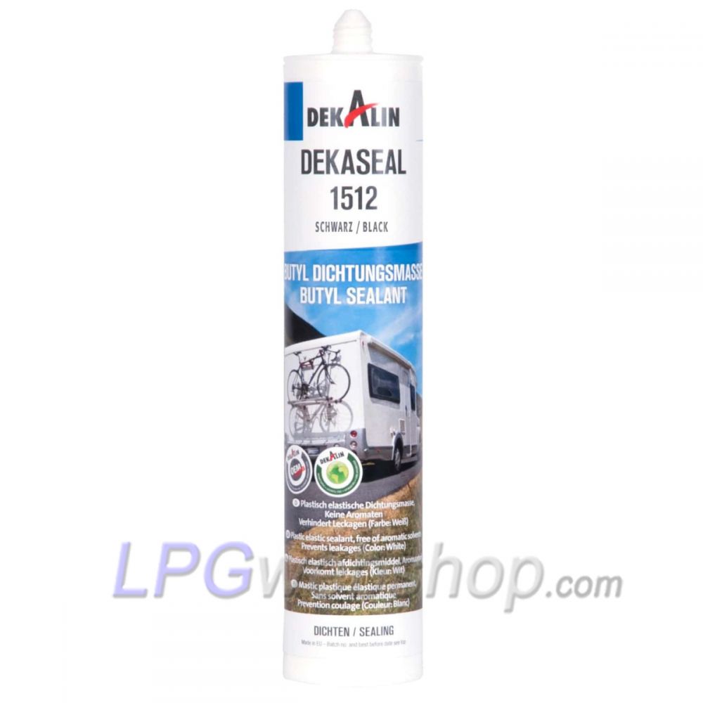 Dekalin Dekaseal 1512 Sellador de butilo negro 310 ml Dekalin Dekaseal 1512 Sellador de butilo negro 310 ml