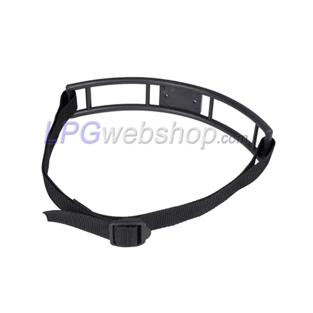 Suporte de montagem com cinta de tensão para botijão de gás universal Suporte de montagem com cinta de tensão para botijão de gás universal