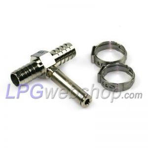 Valve Protector T-piece for Gas Hose with Non-Return Valve for Electronic Valve Protector Kit