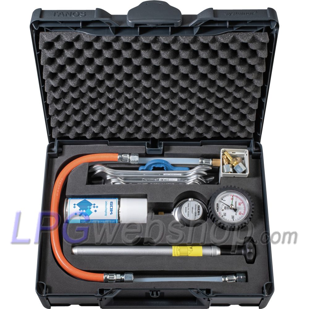 Dispositivo de prueba GOK Leak Check LPG Basic para autocaravanas, caravanas y barcos Dispositivo de prueba GOK Leak Check LPG Basic para autocaravanas, caravanas y barcos