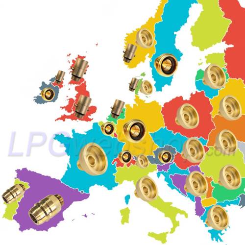 LPG -Adapter M16x1,5 Innen x M16x1,5 Außen - Länge 25mm