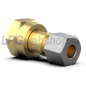 Verloop M20 x 8mm knelkoppeling tbv M20 ingang drukregelaar