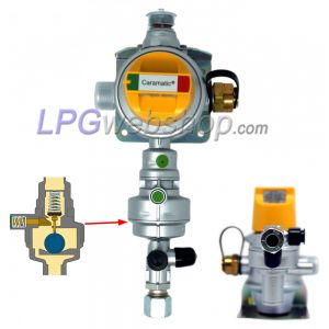 Regulador de pressão GOK Caramatic DriveTwo 50mbar 1,5kg/h - Vertical M20 x 1,5