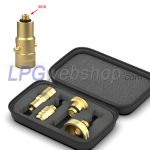 LPG Filling Adapter Set M10 - 4x Filling nozzle for all EU in a stylish case