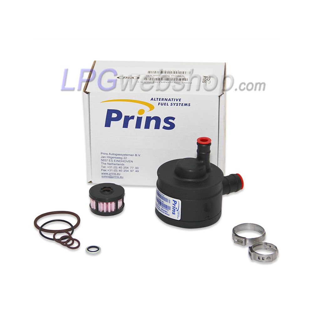 Kit de reemplazo Prins VSI Filtro de gas (GLP) Plástico 1 salida (180/80042) Kit de reemplazo Prins VSI Filtro de gas (GLP) Plástico 1 salida (180/80042)