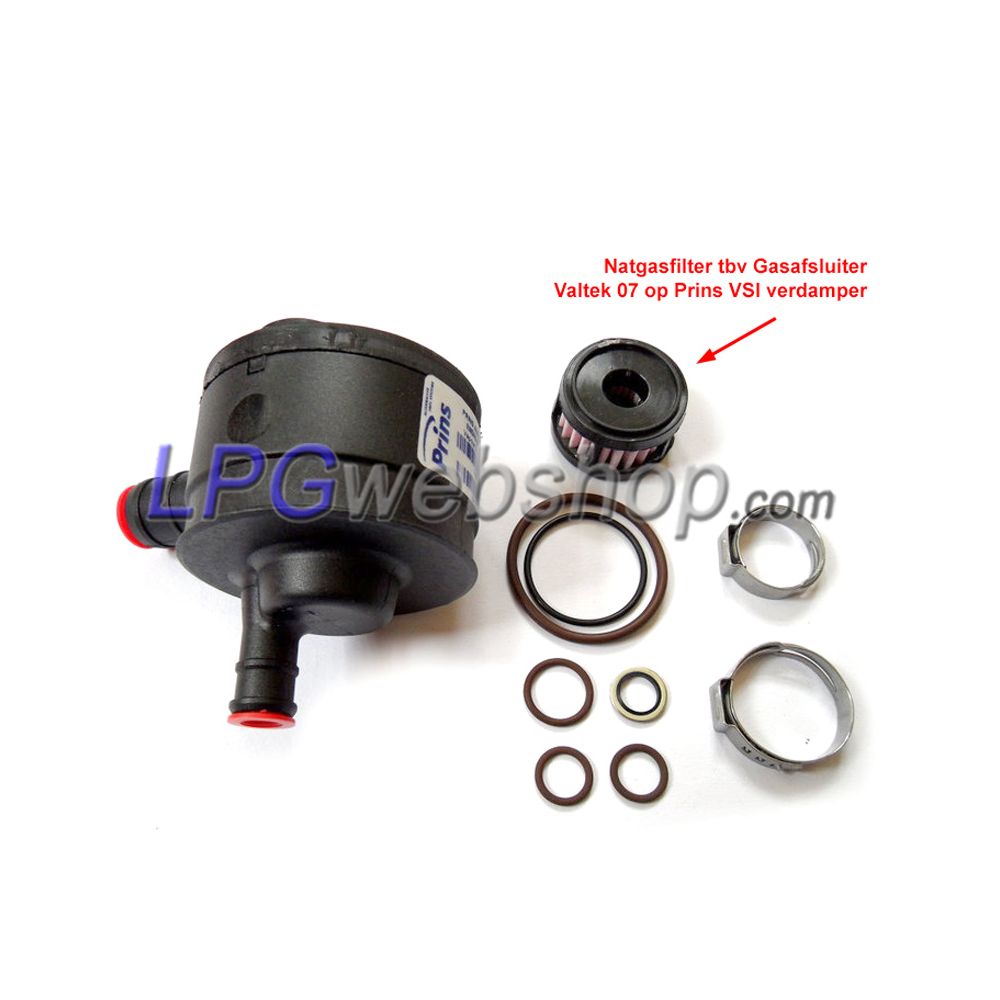 Kit de reemplazo Prins VSI Filtro de gas (GLP) Plástico 1 salida (180/80042) Kit de reemplazo Prins VSI Filtro de gas (GLP) Plástico 1 salida (180/80042)