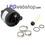 Conjunto de filtro de gás GLP Prins VSI 2x saída 16x12x12mm para filtro de GLP Prins VSI-3 com evaporador tipo 1 eVP