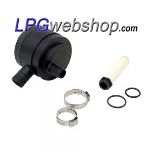 LPG Gas Filter Kit Prins VSI 1x Outlet 16x12mm for Prins VSI-3 with eVP Type 1 Reducer