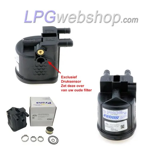 KEIHIN Prins VSI LPG Filter 2 outlets Replacement Kit (180/80329)